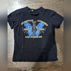 Christian Audigier shirt used condition